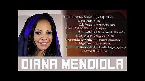 Diana Mendiola - 1 Hora Sus Mejores Canciones Grandes Éxitos - Álbum Completo.