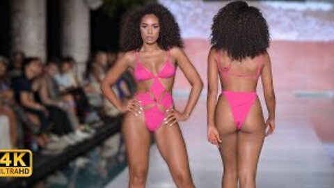 Slow Motion] Mahogany Coast Swim Part-1｜Miami swim week | Miami Swim Week® -The Shows
