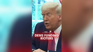 Alex Jones: Trump Finally Says Anti-ICE Insurrectionists Are Being Paid To Riot - 6/10/25