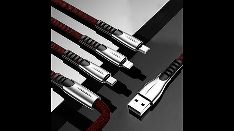 The Last USB Charger Cable You Need To Buy -- 3 in 1 Multiple Charger Cable