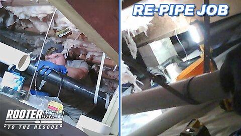 What It’s Like to Repipe in a Crawlspace in Charleston | Rooter Man POV 2
