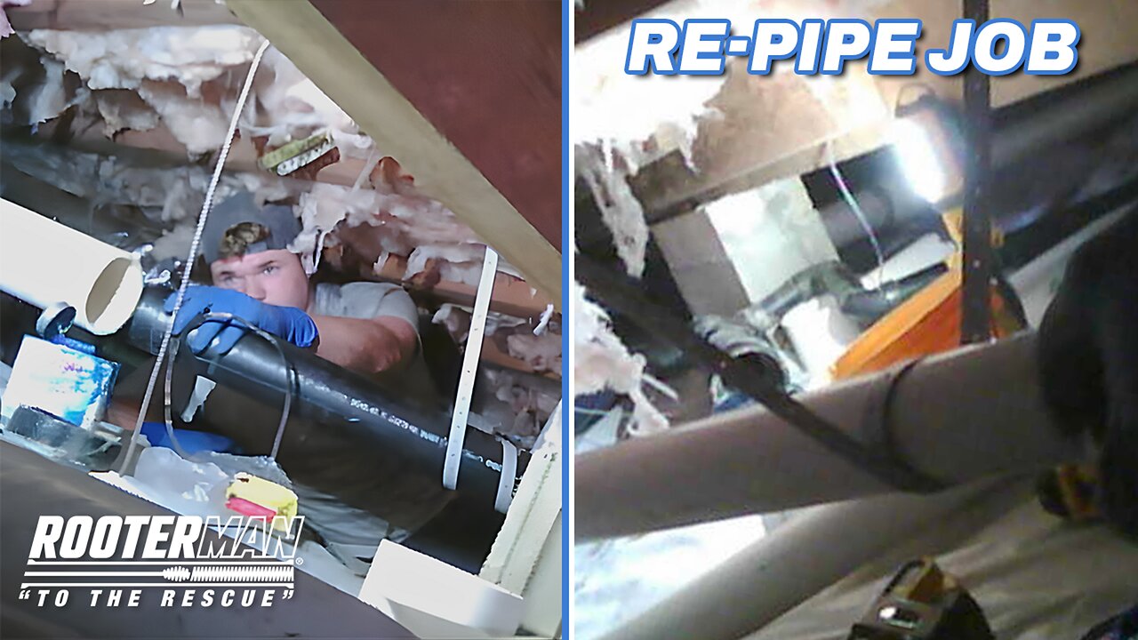 What It’s Like to Repipe in a Crawlspace in Charleston | Rooter Man POV 2