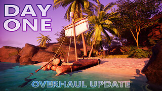 DAY 1 In This TROPICAL Island SURVIVAL's Huge OVERHAUL Update