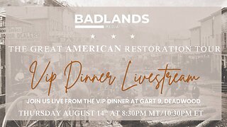 Live from DEADWOOD - GART 9 VIP Dinner Livestream