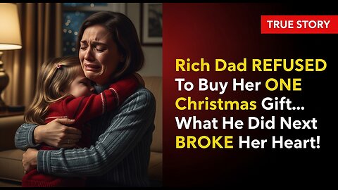 Rich Dad Said NO to His Granddaughter’s Only Christmas Wish… Then Showed Up at Midnight