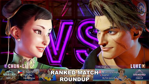 Kuya Kalbo SF6 Ranked Match Roundup. Chun Li Master Rank [Hori Fight Stick]