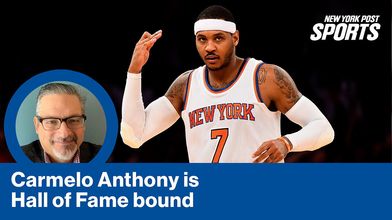 Carmelo Anthony heading into Hall of Fame on first ballot
