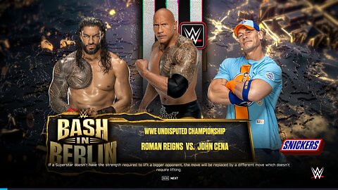 Roman Reign Vs Jhon Cena Match | WWE 2K25 Gameplay