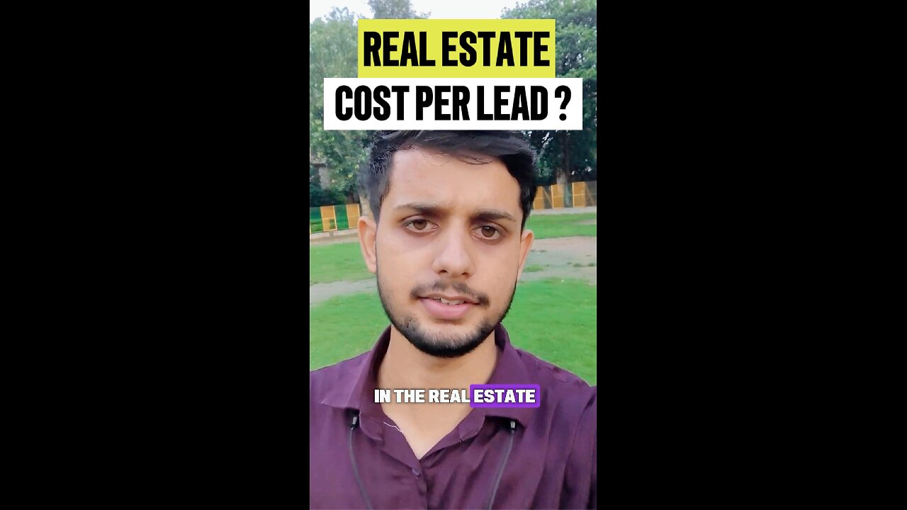 Appropriate cost of lead for real estate industry?