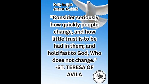 Daily Insight August 12, 2025 #faith #bible #Insight