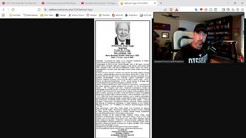 Pope Conehead and Samuel Cuthbert Peter Hugh Aykroyd’s War Record