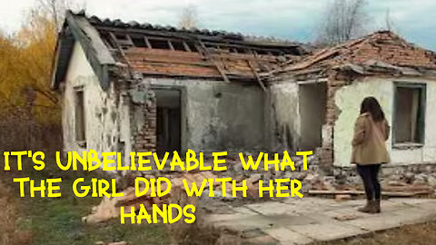 Amazing transformation of an old house that a girl did with her own hands!