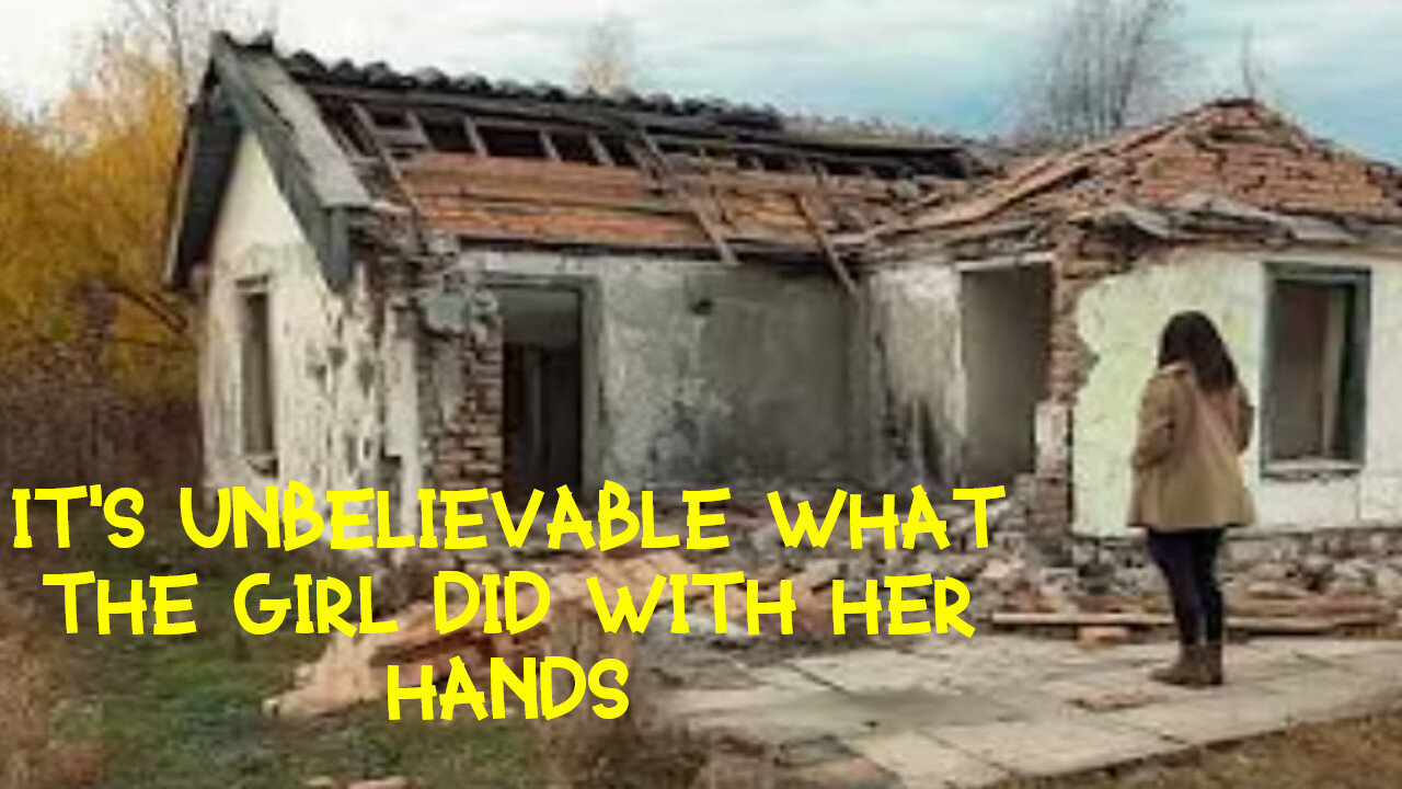 Amazing transformation of an old house that a girl did with her own hands!