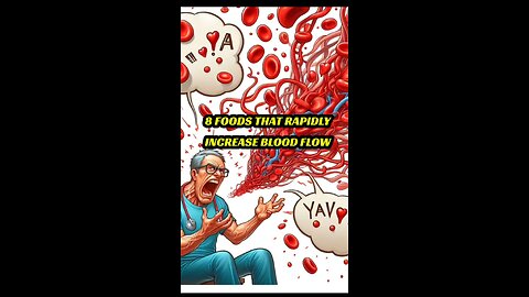 Eight foods that increase circulation! #bloodflow #circulation #turmeric #garlic