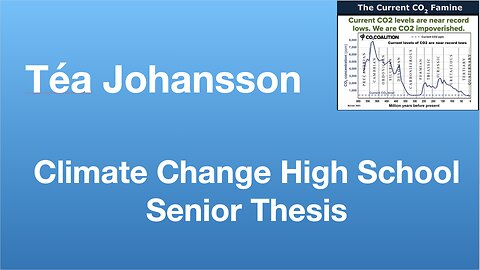 Téa Johansson (four years younger than Greta): Climate realism from a high school student