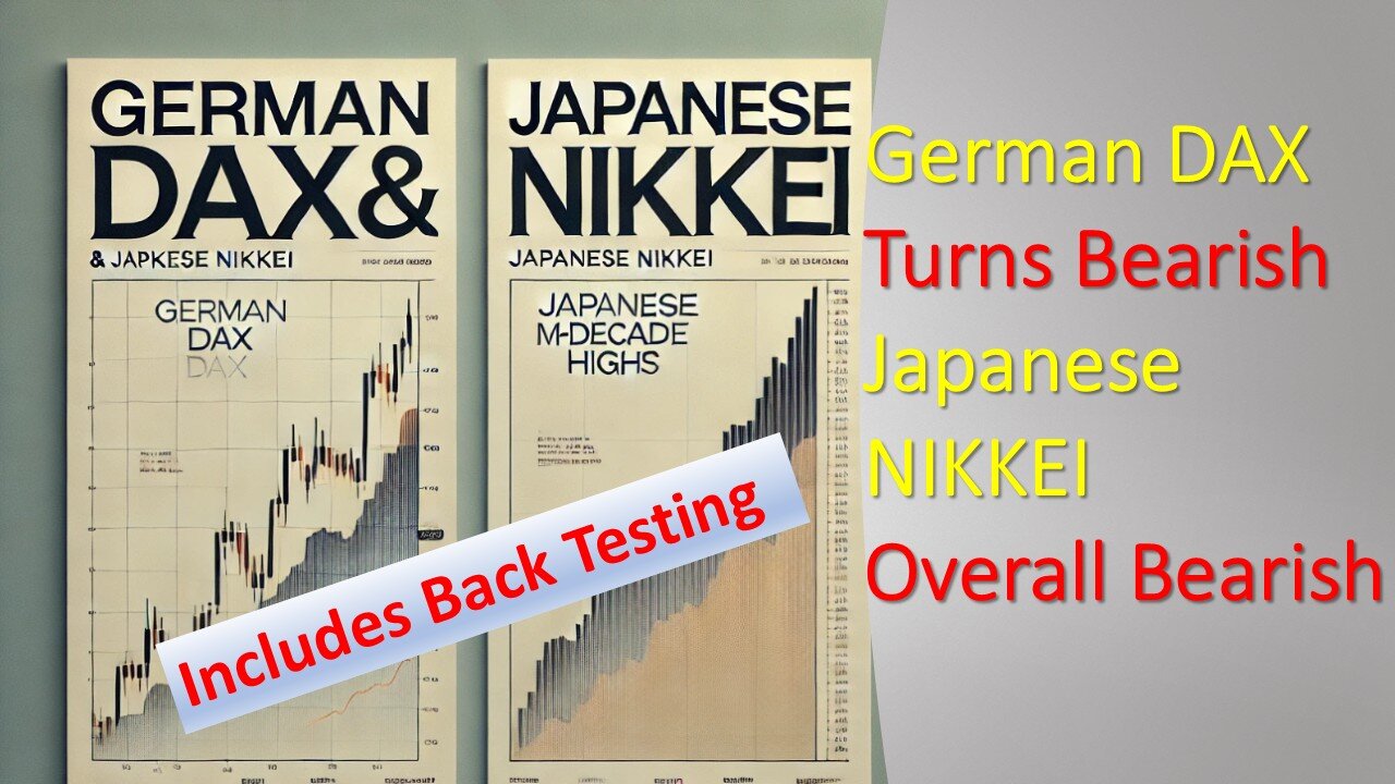 German DAX Turns Bearish and Japanese NIKKEI Overall Bearish