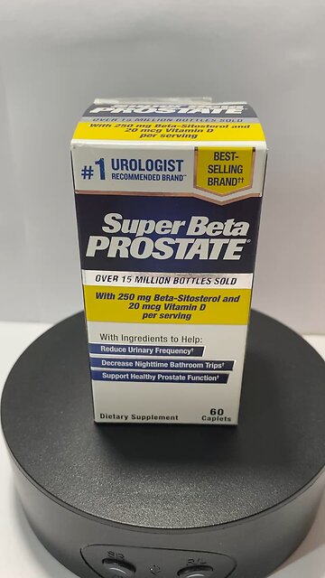Men, Support That Lower Half of your Body with SUPER BETA PROSTATE 60 Caps Exp.08/2027