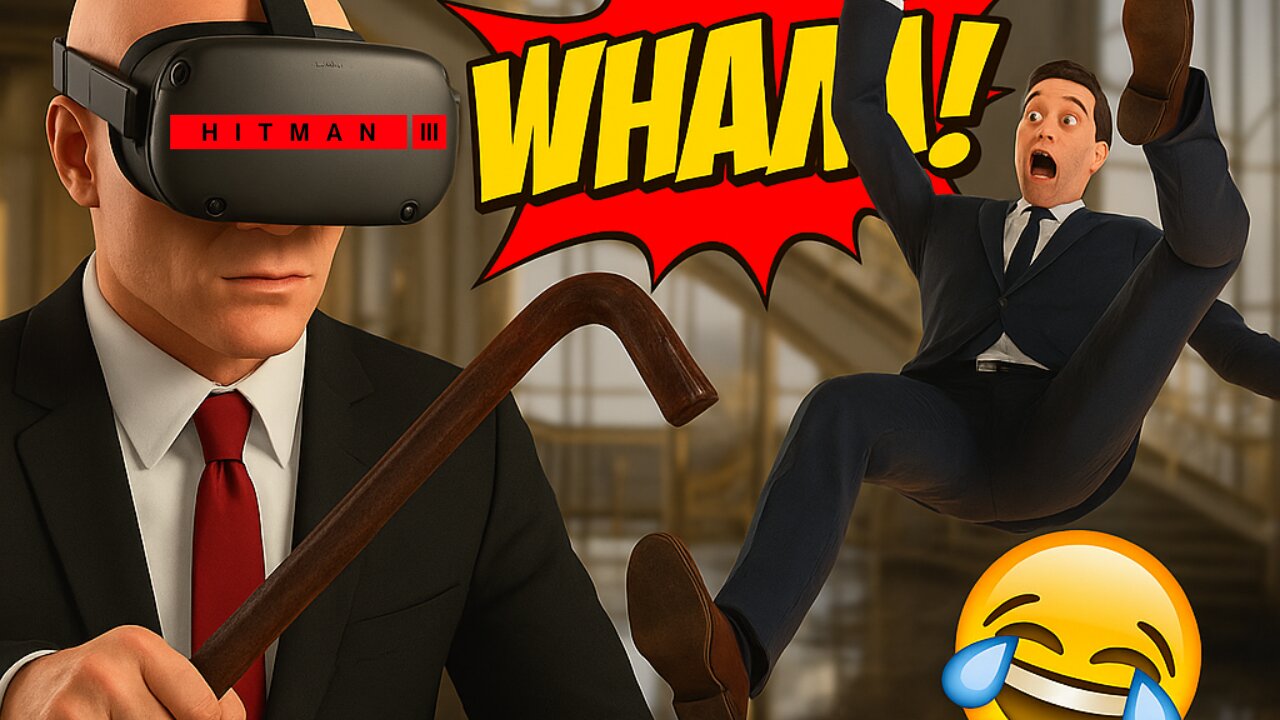 Hitman 3 VR Weapon Showcase – With Hilarious Ragdoll