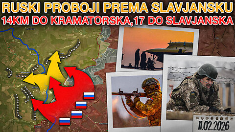 Kinžal Udari Po Lavovu⚔Belgorod Bez Struje⚔Žestoke Borbe kod Orehova⚔Proboj ka Slavjansku.11.02.2026