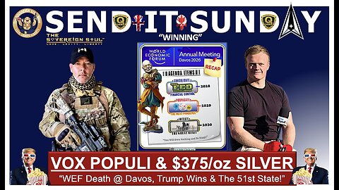 VOX POPULI w/ Callum Smiles: WEF Death @ Davos, $375/oz Silver, Trump Wins, Greenland 51st State?