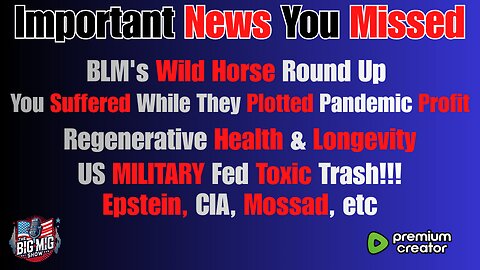 News You Missed, A Must Watch