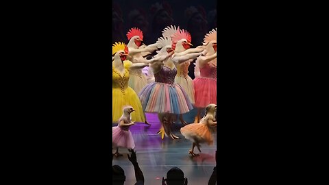 This fancy hens dance shocked everyone 🐔😱