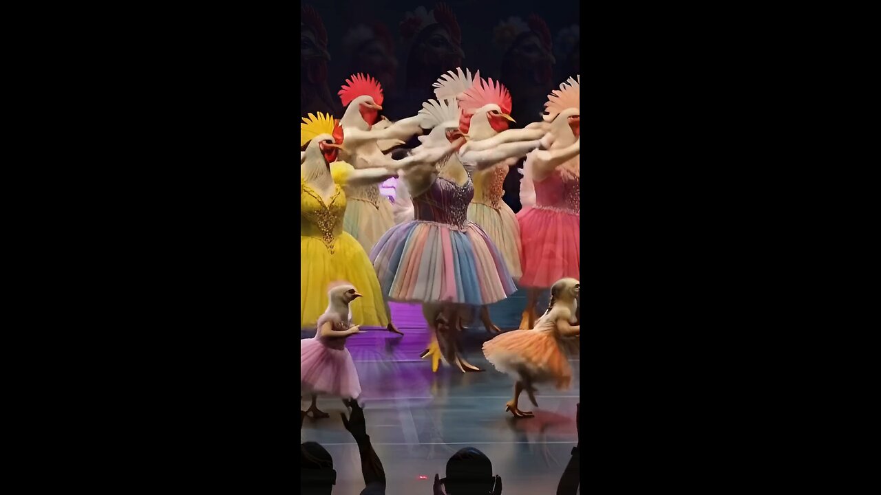 This fancy hens dance shocked everyone 🐔😱