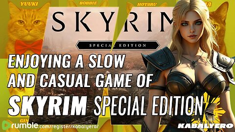 🔴 Skyrim Special Edition 🎮 Enjoying a Slow and Casual Game of Skyrim! 🙏 Thank You For Watching