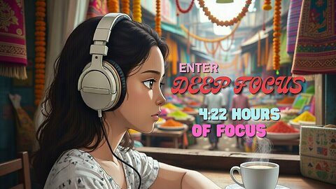 4 Hours Deep Focus Piano & Lofi Beats | Study, Work & Relax