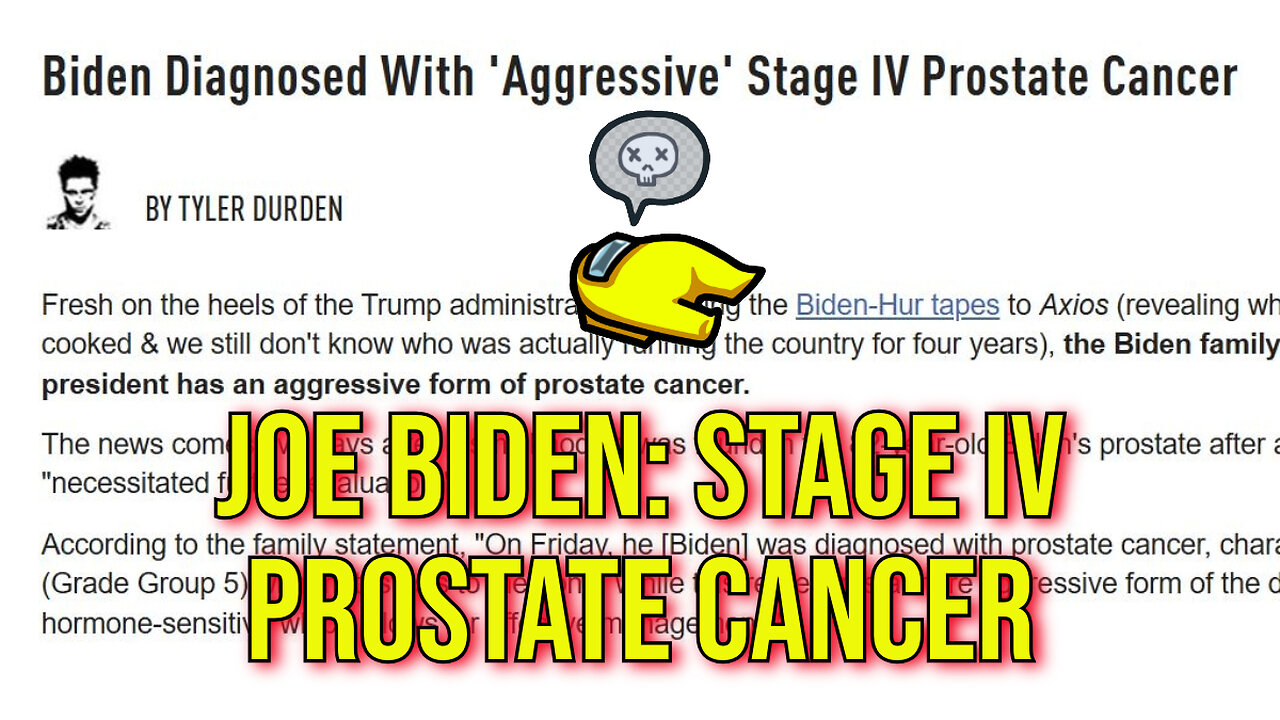 Joe Biden Diagnosed With Stage IV Metastatic Prostate Cancer