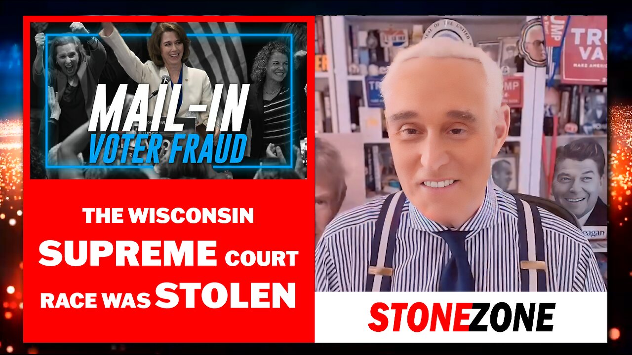 There Is Overwhelming Evidence That The Wisconsin Supreme Court Race Was Stolen, Says Roger Stone