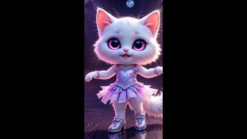 👉 "Watch till the end — this AI cat’s moves will steal your heart! 💃💥