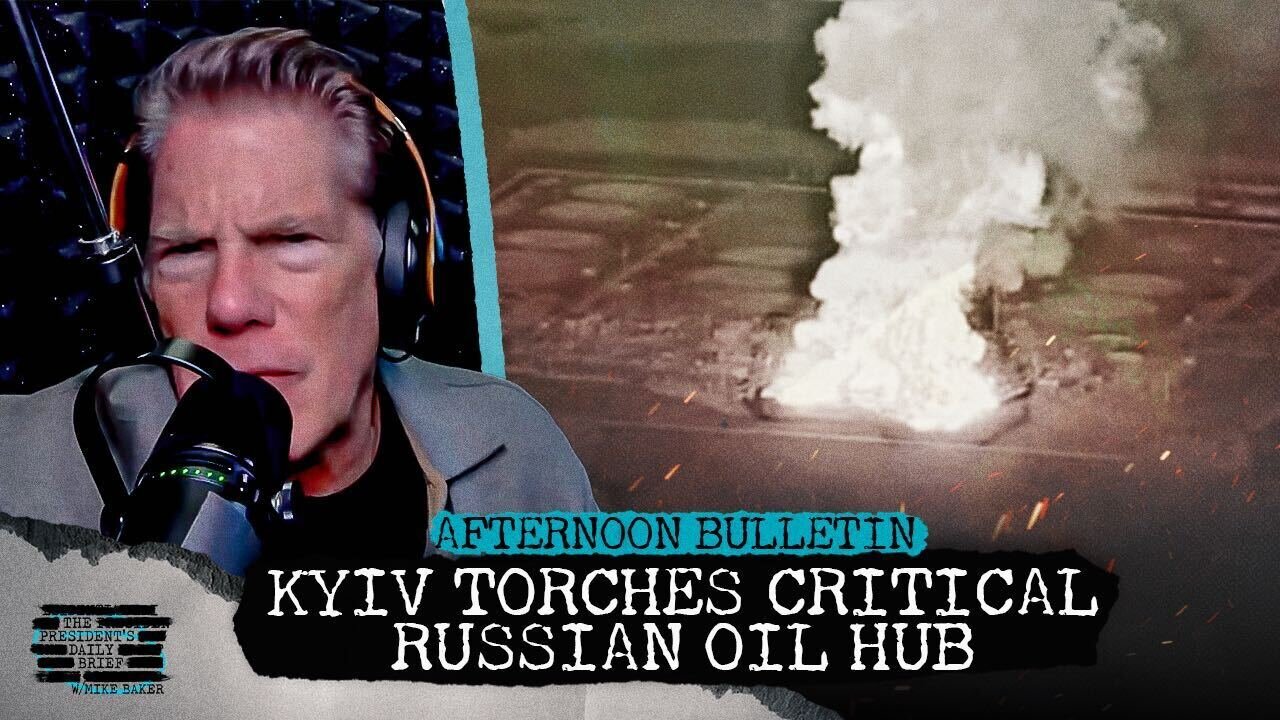 MOSCOW ON LIFE SUPPORT: Kyiv Torches Critical Russian Oil Hub