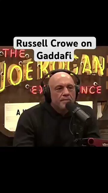 😮 Joe Rogan and Russel Crowe reveal real reason why the US killed Gaddafi