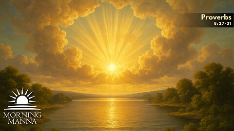 Morning Manna - August 11, 2025 - Proverbs 8:27-31 - Wisdom at the Foundation of the World