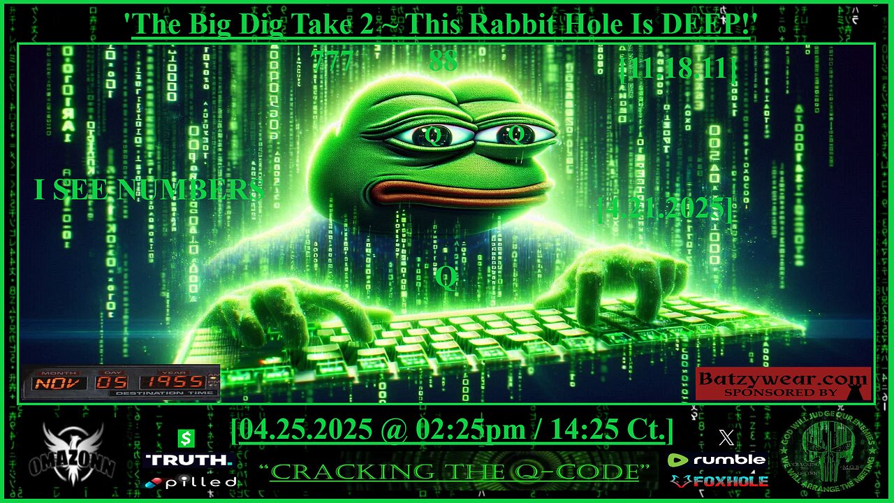 "CRACKING THE Q-CODE" ~ 'The Big Dig Take 2 ~ This Rabbit Hole Is DEEP!'