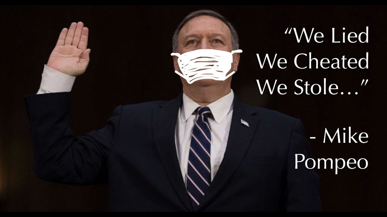 [Mar 27, 2020] Did Pompeo have a BIG SLIP on LIVE TV? (Neither CNN or FOX will show you this) [Dana Ashlie]