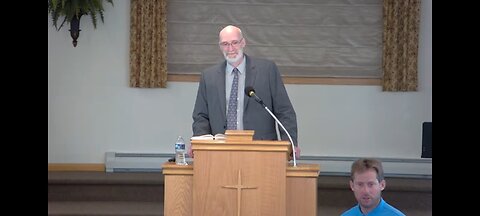 Enoch Nichols sharing - giving testimony of Grandpa & Grandma Hoard's godly example in life