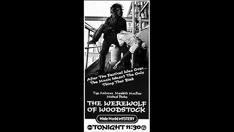 1975 Werewolf of Woodstock ABC Wide World Mystery A Dick Clark Production