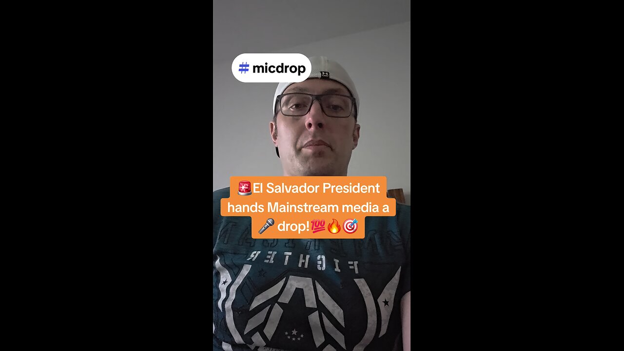 El Salvador's President has 🎤 Drop moment with mainstream media.💯🔥💥🎯