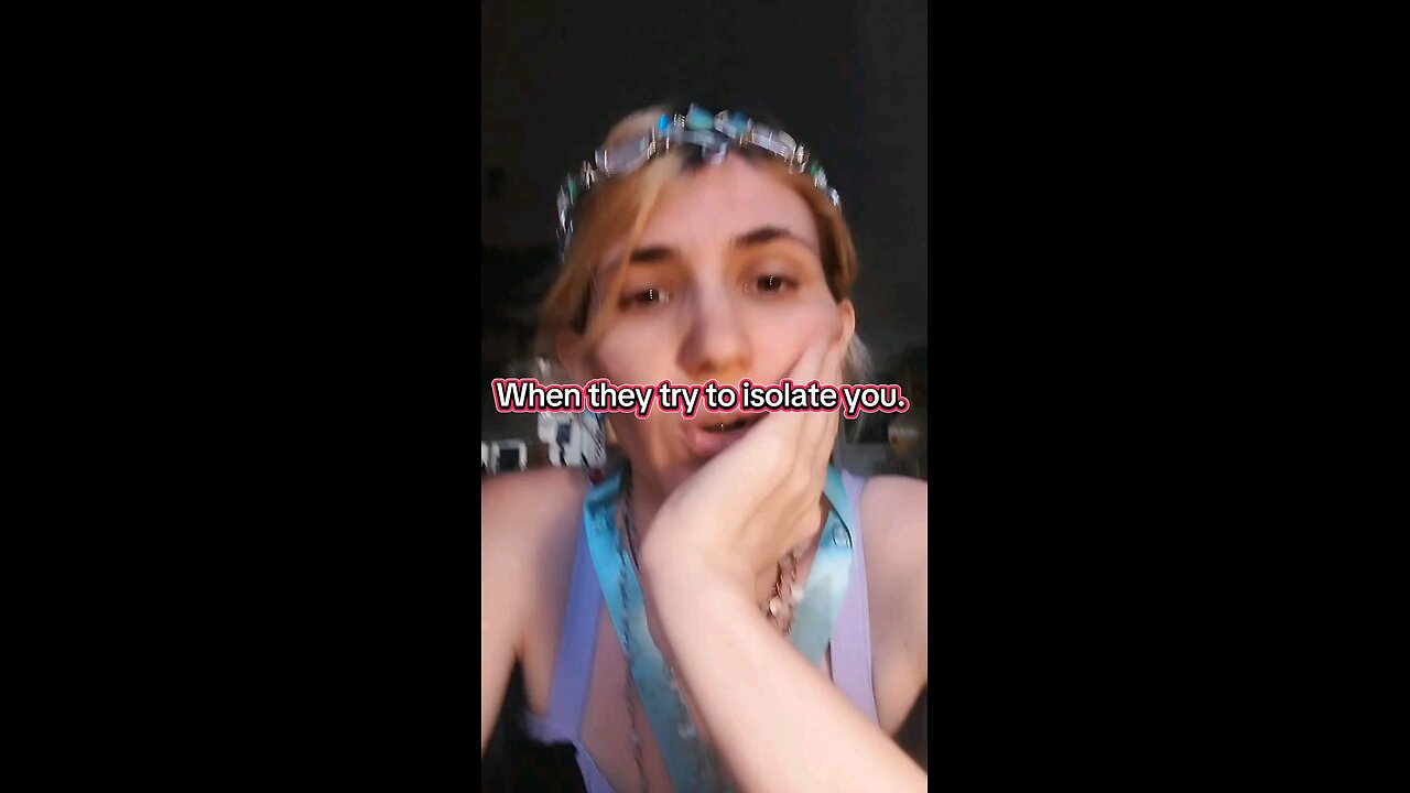 when the abusive preist/medium/mentor tries to isolate you