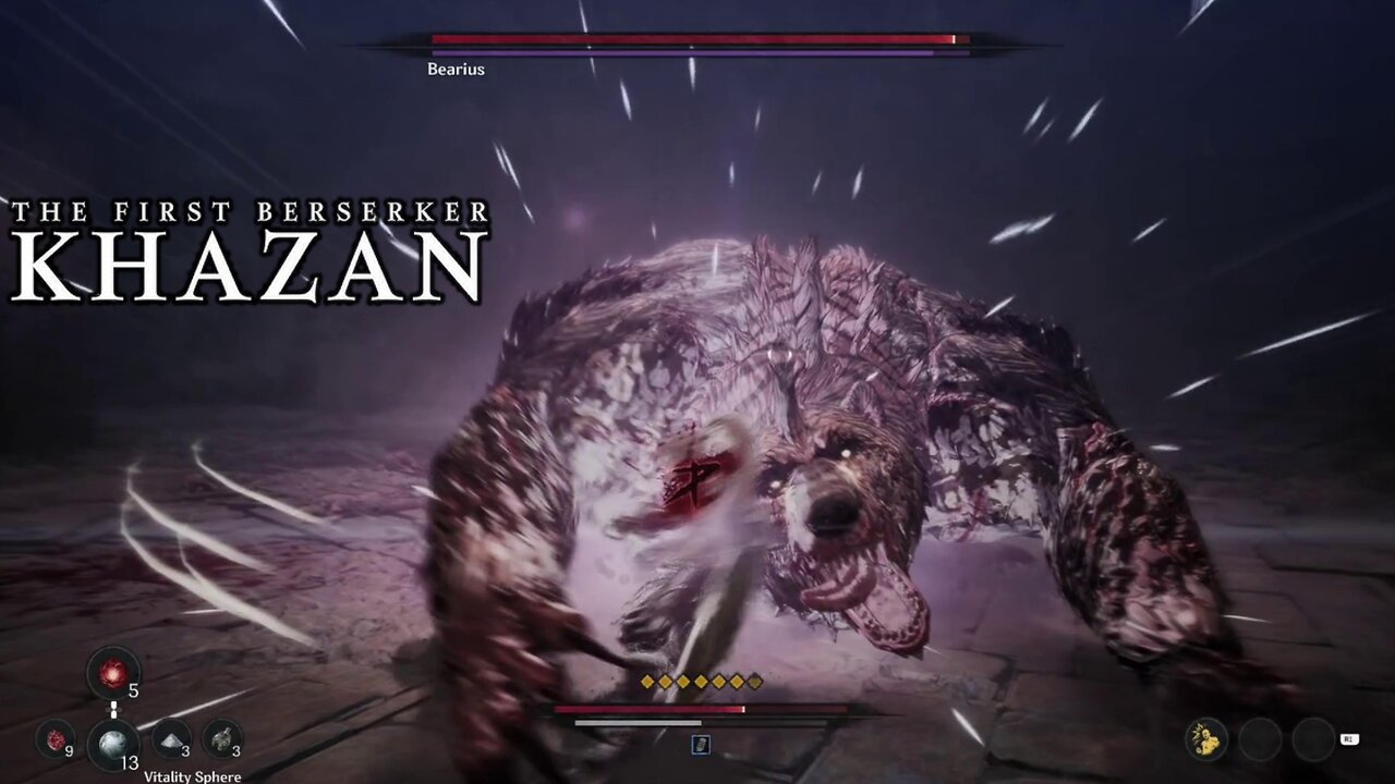 The First Berserker Khazan Bearius Boss Fights