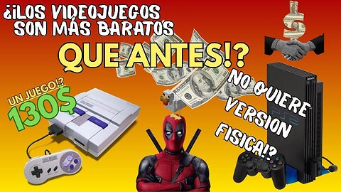 ¡Los Juegos son más baratos que antes! ¿Por que!?