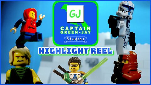 Captain Green-Jay Studios Highlight Reel (LEGO Stop-Motion) (FLASHING LIGHT WARNING)
