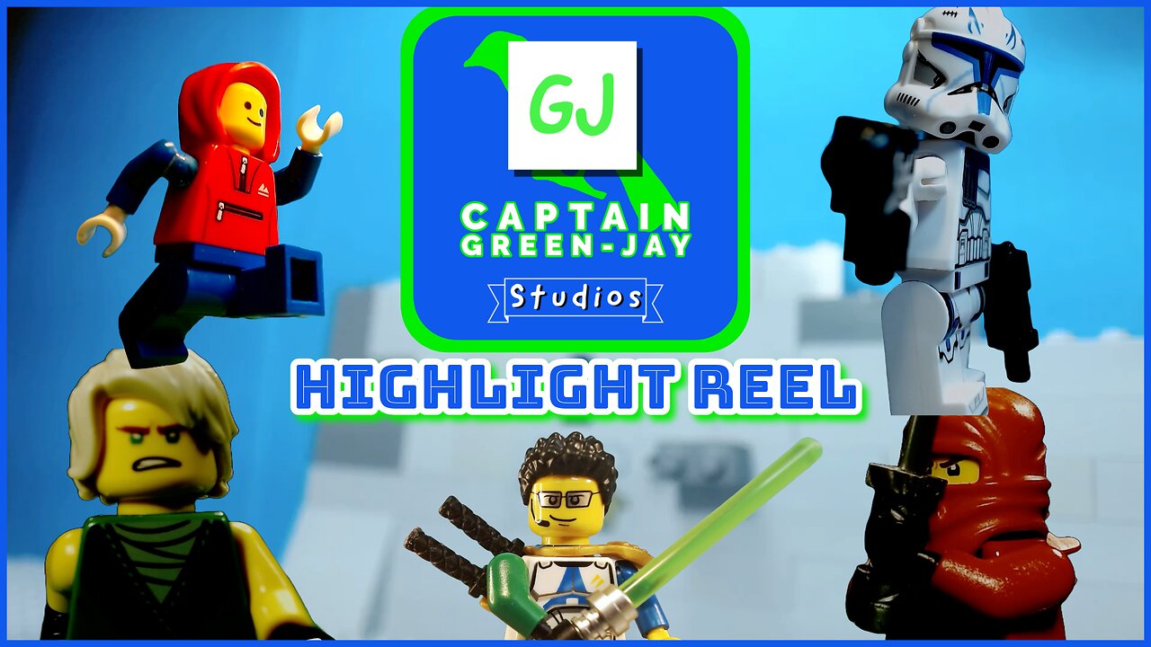 Captain Green-Jay Studios Highlight Reel (LEGO Stop-Motion) (FLASHING LIGHT WARNING)