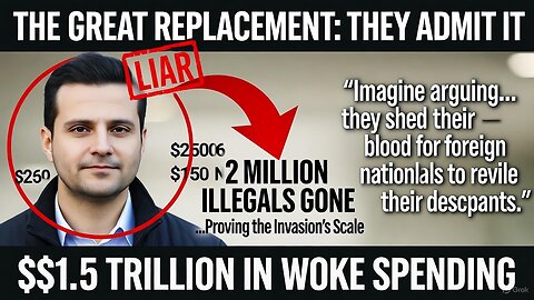 THE GREAT REPLACEMENT: They Admit It's Happening As They Defund America