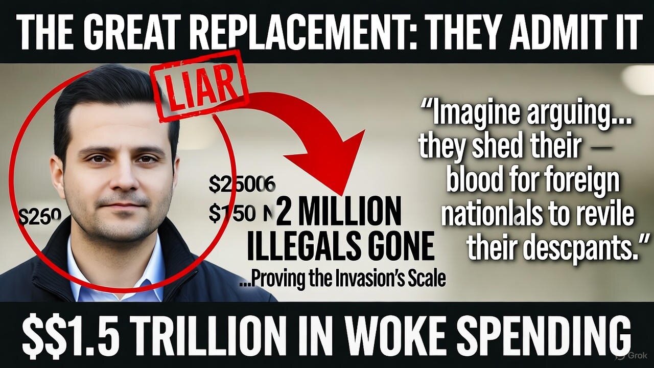 THE GREAT REPLACEMENT: They Admit It's Happening As They Defund America