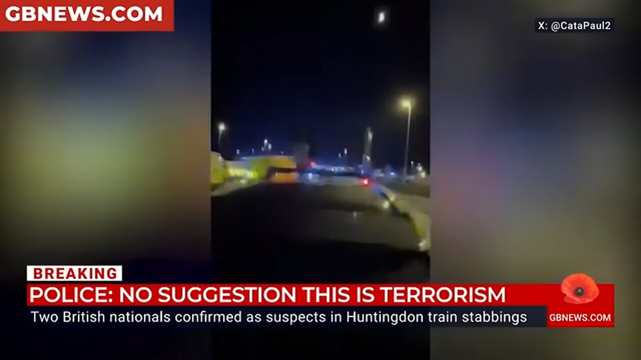 BREAKING: Extra police DEPLOYED across UK rail network after Huntingdon train knife attack | NEW