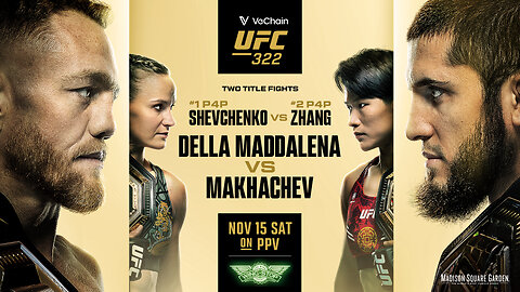VeChain UFC 322: Della Maddalena vs Makhachev | November 15th