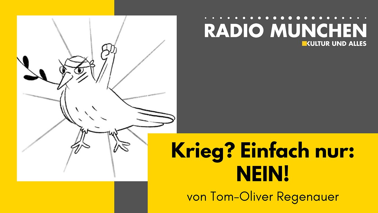 Krieg? Einfach nur: Nein! - von Tom-Oliver Regenauer
